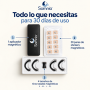 Somnia Air™ | Dilatador Nasal Magnético (30 u)